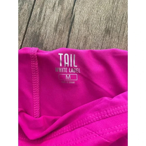 Tail White Label Womens Pink Flat Front Zipper Pocket Athletic Skirt Size Medium - Picture 2 of 7